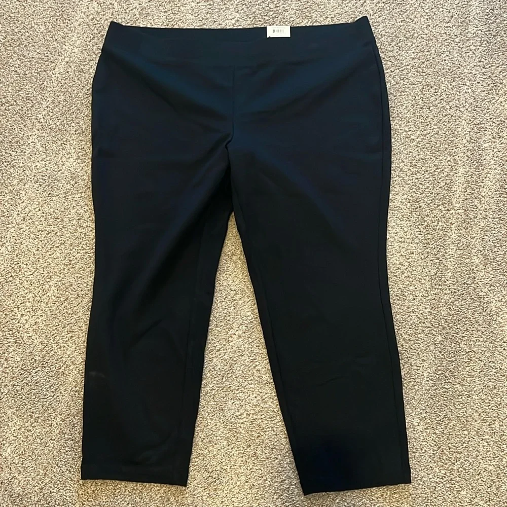 Skinny Leg Petite Plus black Pants - Picture 1 of 5
